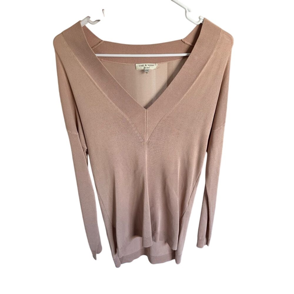 Light‎ pink rag and bone long sleeve